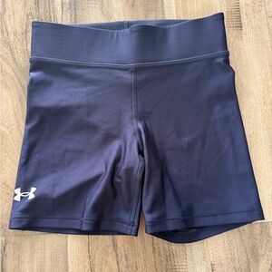 Under Armour Women's Dark Blue Bike Shorts